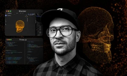 Impress everyone with a 3D particle scene with Blender and Three.js